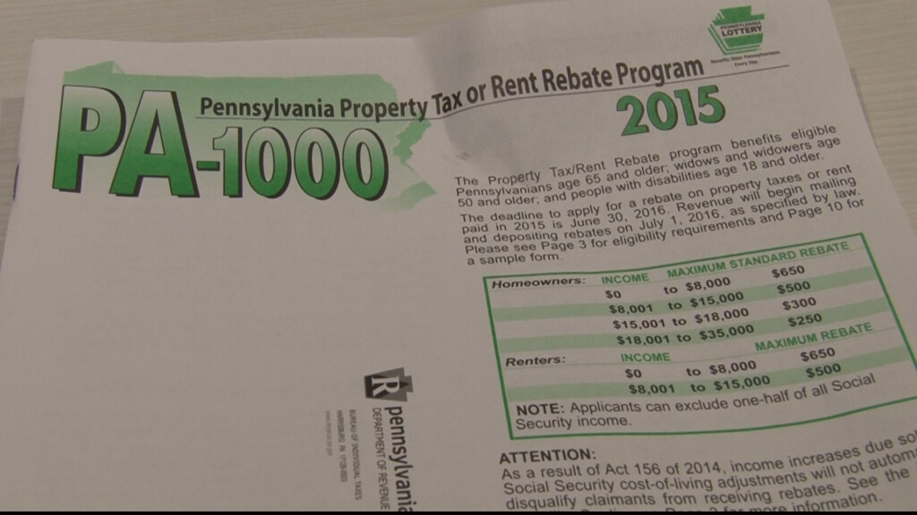 Deadline Nears For Property Tax Rent Rebate Program Erie News Now 