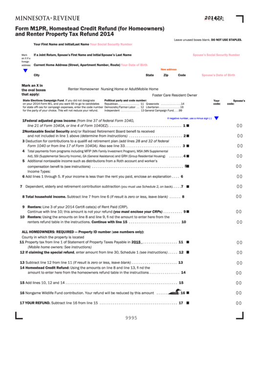 Minnesota Homeowners Rebate