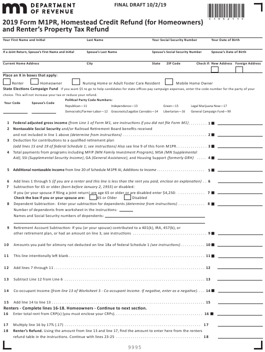 form-m1pr-download-printable-pdf-or-fill-online-homestead-credit-refund