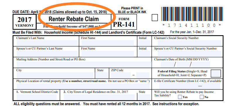 How To Claim A Rent Rebate WOPROFERTY